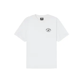 New Balance UNI NB BOYSEMI OVER FIT SPORTS CLUB SINCE 1906 T Shirt Unisex 10 White