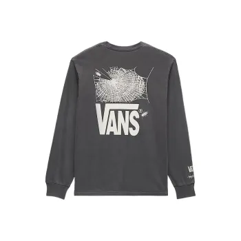 Vans MTE Fly In The Web Long Sleeve T Shirt T Shirt Men's Dark Gray