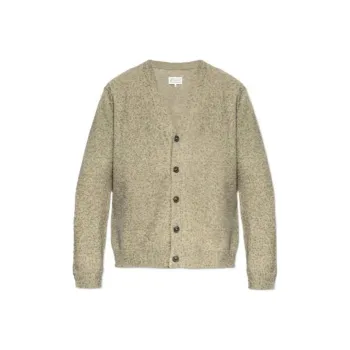 Maison Margiela Long Sleeved V Neck Cardigan