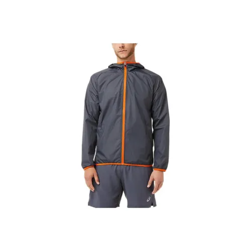 Asics Jackets Men Gray