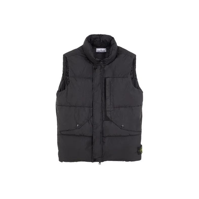 STONE ISLAND Compass patch Padded Gilet-0