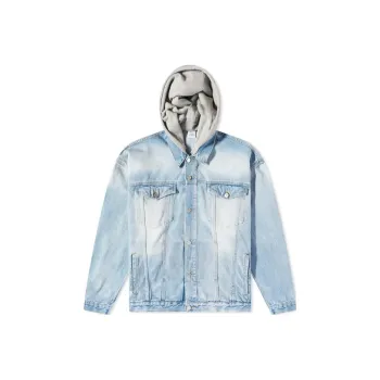 Vetements Oversized Hooded Denim Jacket
