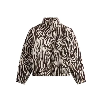 ERL Turtleneck Abstract Pattern Jacket
