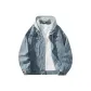 Blue Denim Hooded