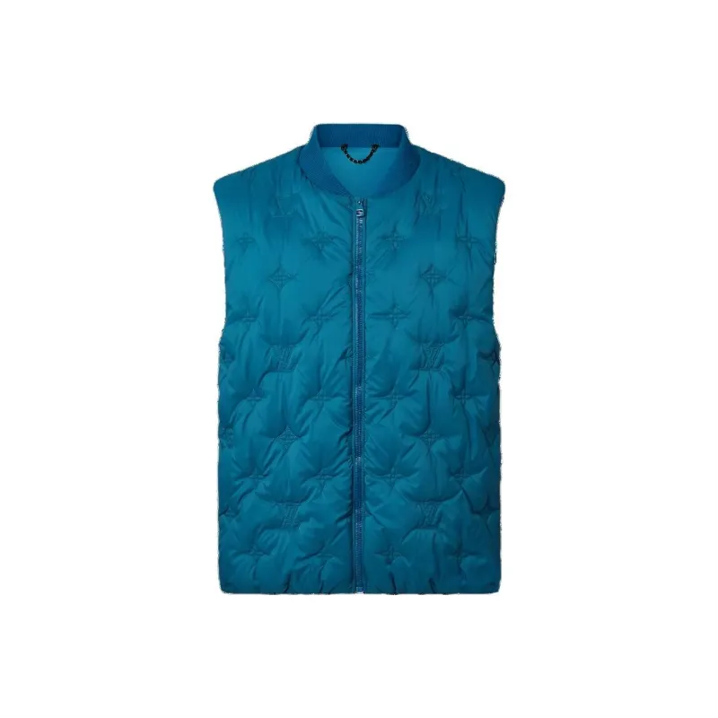 LOUIS VUITTON Vests Men Blue-0