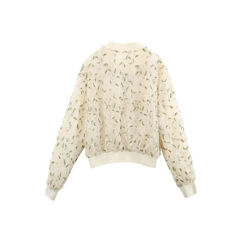 A Paradise For Awakening Cropped Coat Women's Beige Apricot-1
