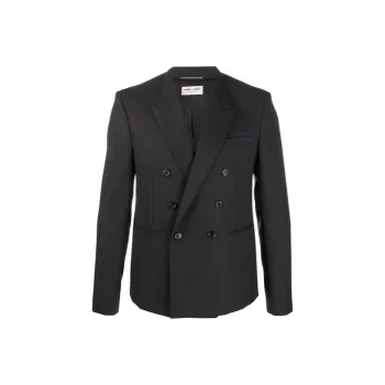 SAINT LAURENT Business Suits Coats Men's Black