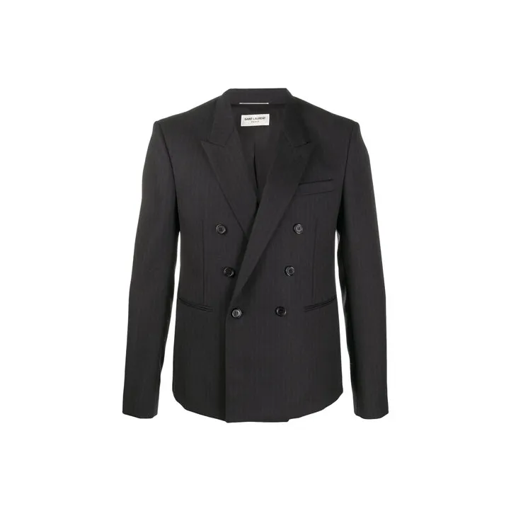 SAINT LAURENT Business Suit Coat Men's Black-0