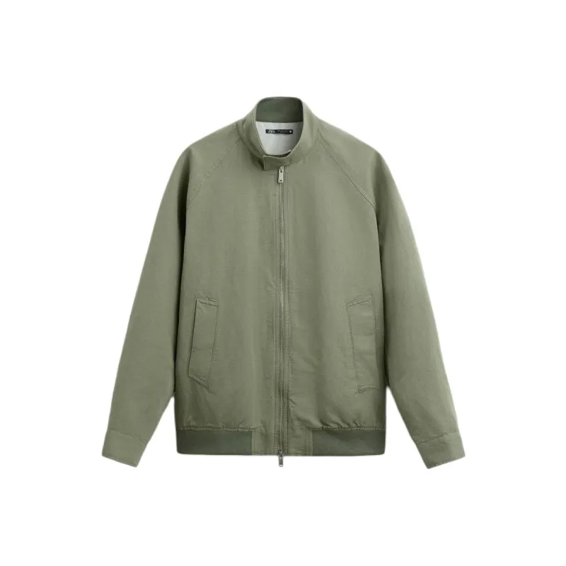 ZARA Jackets Coats Men's Light Green-0