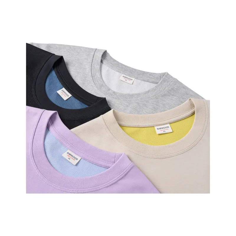 SIMWOOD T Shirts Men-2