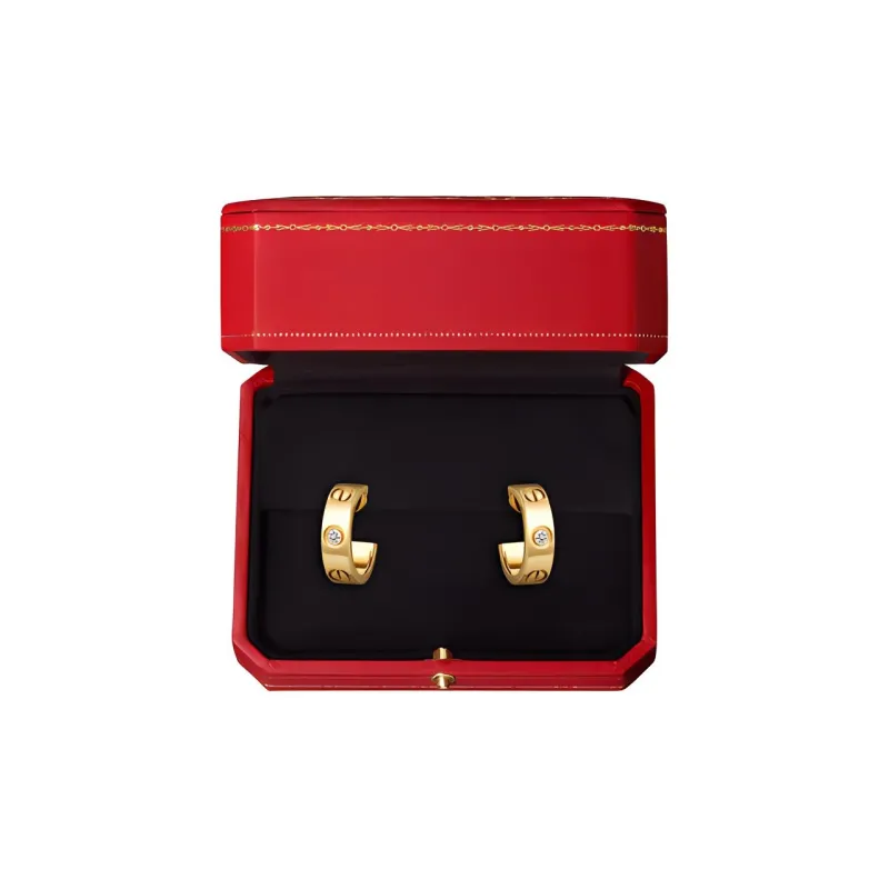 CARTIER Diamond Earrings Women's-2