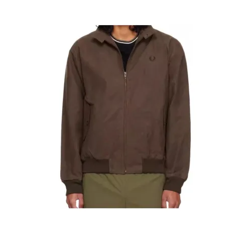 FRED PERRY Jackets & Coats Men's Brown