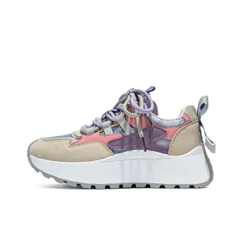 Boogie Bear Breathable Height Increase Low Top Chunky Sneakers Women's