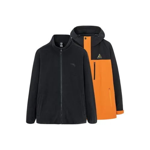 Anta Waterproof And Warm Windbreaker Jacket Men's Kikyo Orange
