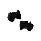 Black Princess Head Bowknot Claw Clip (1 Pair)