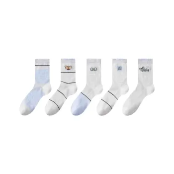 MADALLO Mid Calf Socks Women's 5 Pack