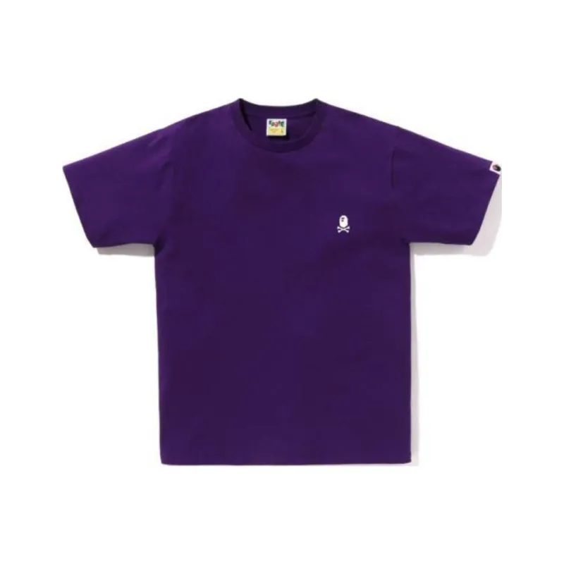 A BATHING APE Color Ape Crossbone One Point Tee-0
