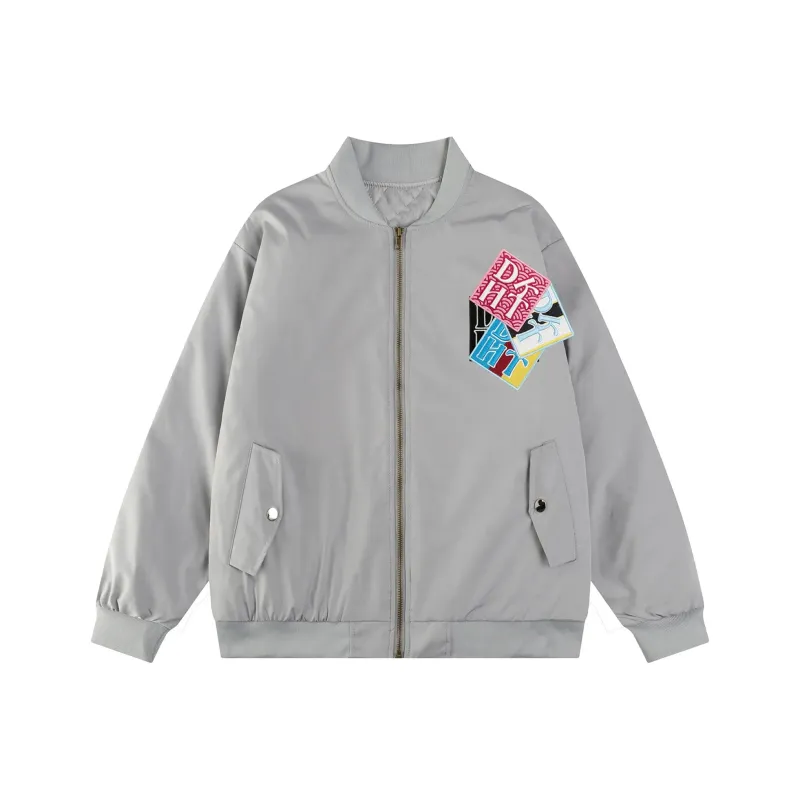 Pirkadat Jackets Coats Unisex Gray-2