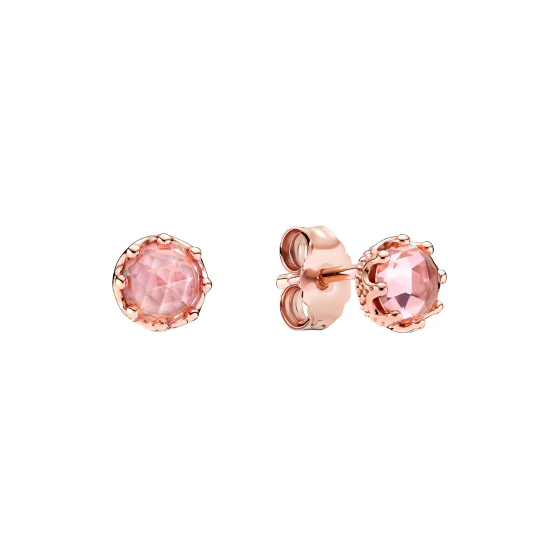 Pandora Stud Earrings Women's Rose Gold-0