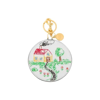 MOSCHINO Embroidered Keyring