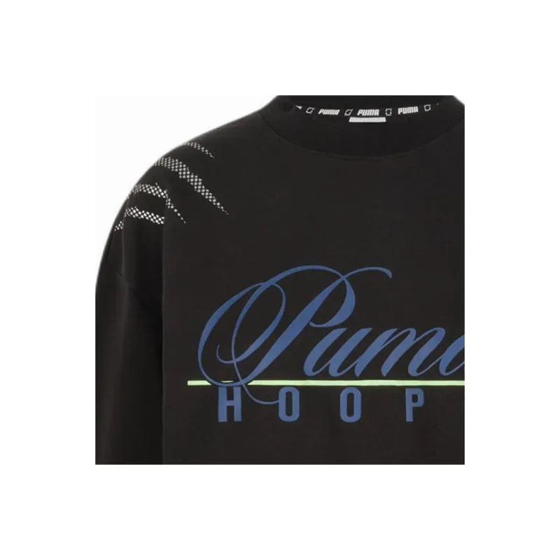 PUMA Sweatshirts Women's Black-3