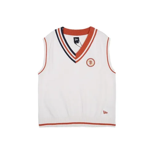 New Era SS23 Vest Unisex Ivory White