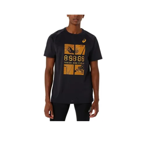 Asics T Shirts Men Black