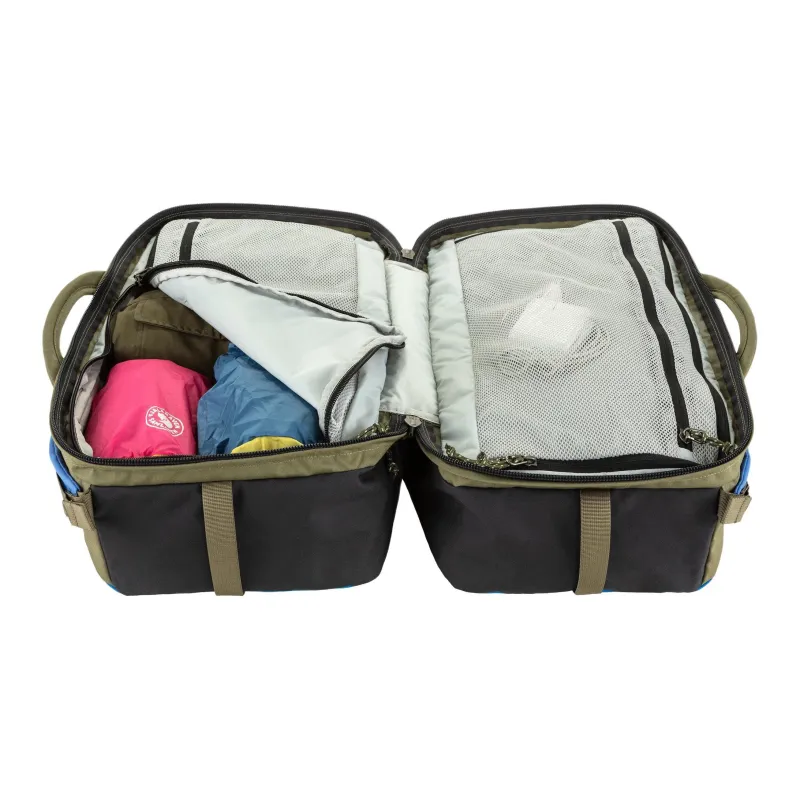 Fjallraven Recycled Nylon Travel Bag 45L Unisex Blue & Green-7