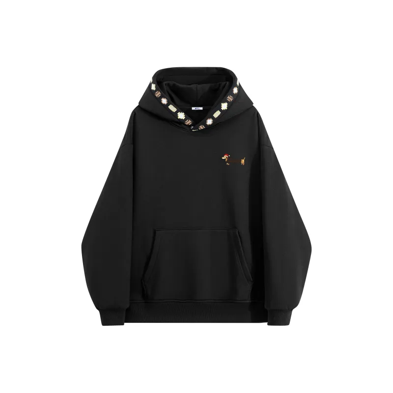 Warrior Huichao Riding The Wind Collection Sweatshirt Unisex White Heather Gray-3