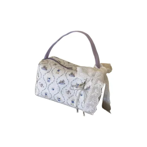 ALOENEY Polyester Makeup Bag Women's Purple Rabbit