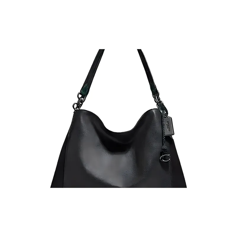 COACH Lori Leather Handbag, Crossbody Bag, Shoulder Bag Regular Women's Black-3