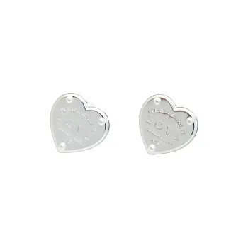 TIFFANY & CO. Silver Earrings Unisex Silver