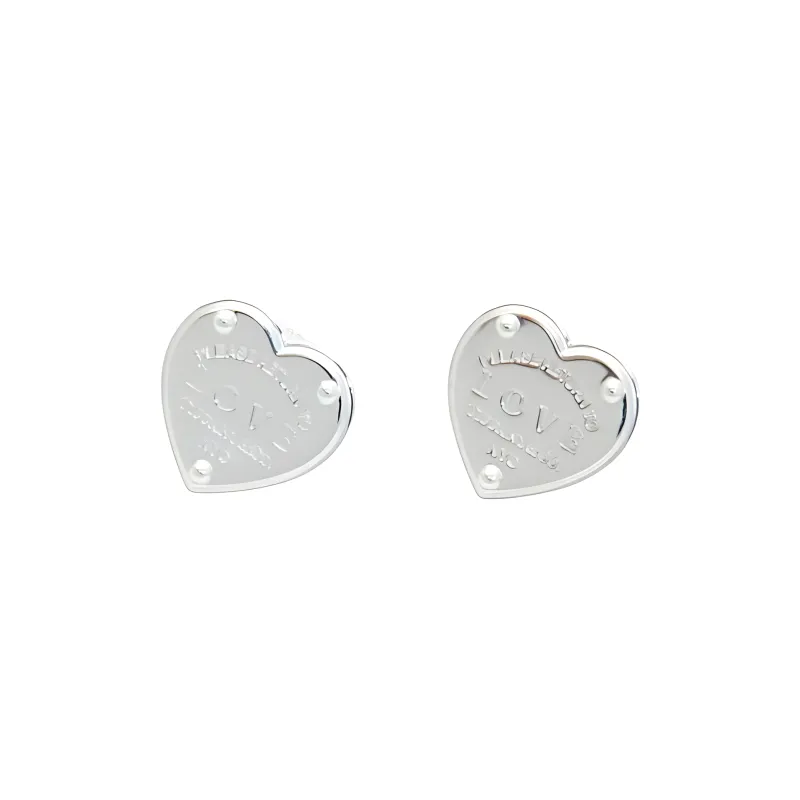 TIFFANY & CO. Silver Earrings Unisex Silver-0