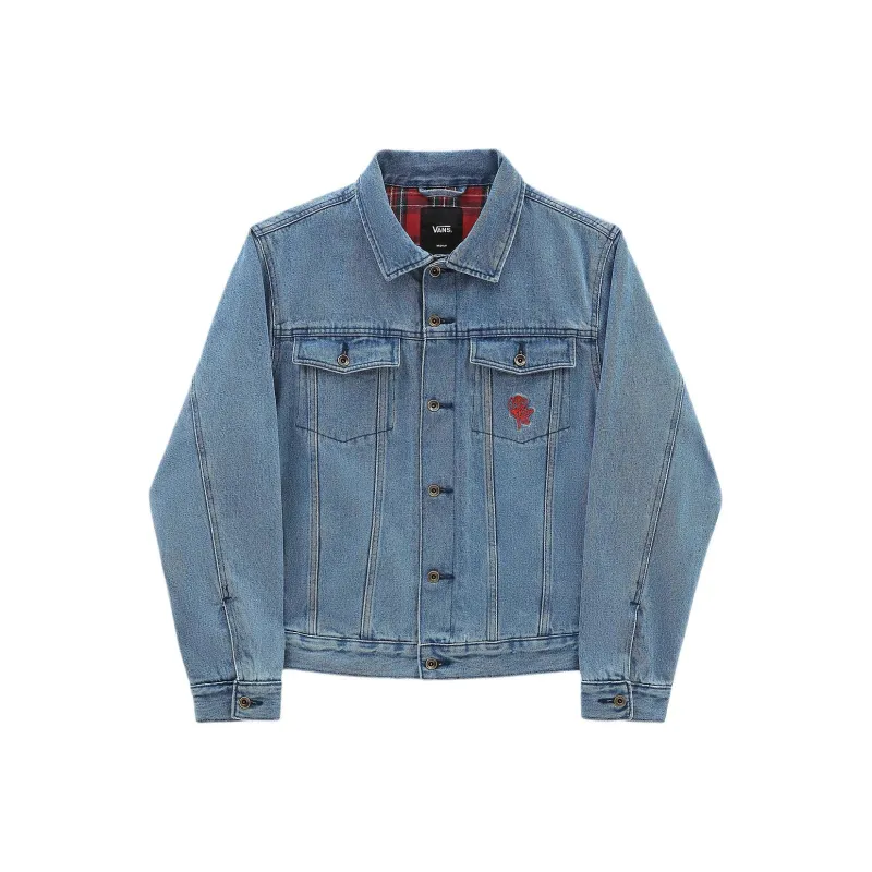 Vans Denim Jackets Men Blue-0