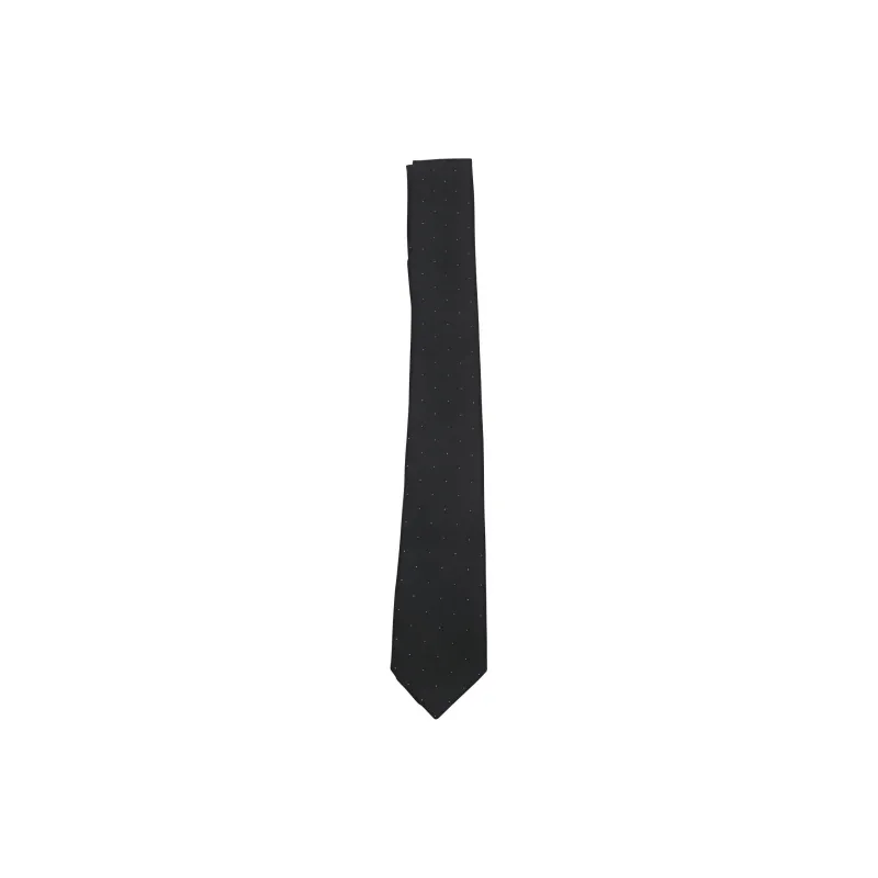 SAINT LAURENT Silk Ties Men's Black-1