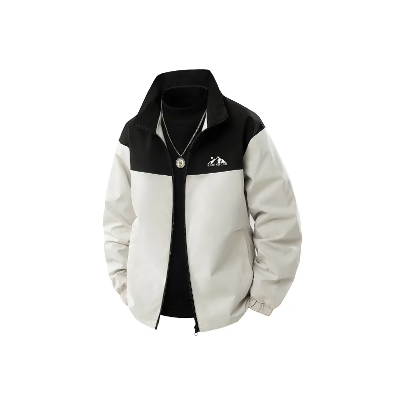 ROBINHOOD Water-Resistant Windproof Breathable Warm Water-Repellent Windbreaker Jacket Unisex-3