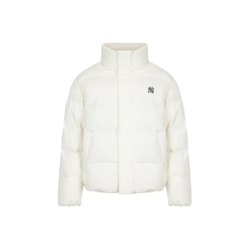 MLB Mlb Base Logo Down Jacket Unisex White