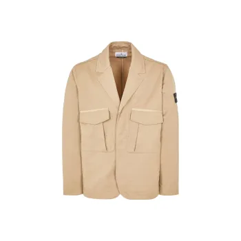 STONE ISLAND Business Suits Men Khaki
