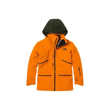 THE NORTH FACE Outdoor Hiking Waterproof And Breathable Windbreaker Jacket Men's Orange