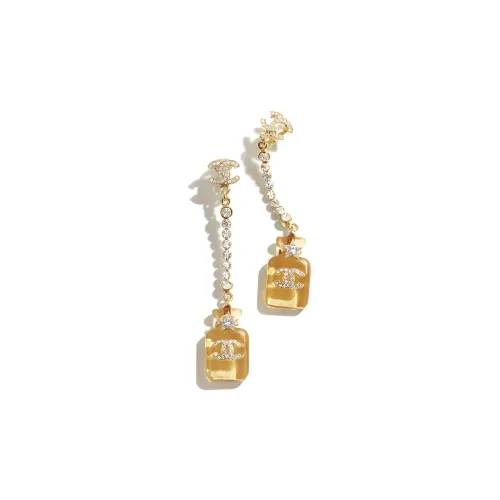 CHANEL Earrings Women's Orange