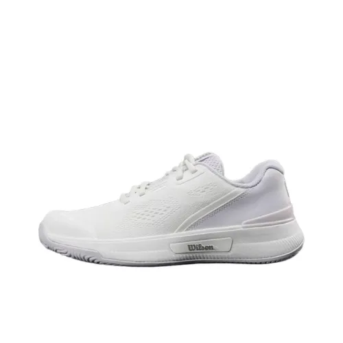 Wilson INTRIGUE PRO Anti Slip Wear Resistant Low Top Tennis Shoes Women's White Purple