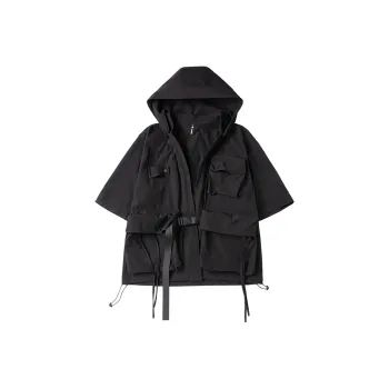 AOGZ Jackets Coats Unisex Black
