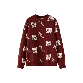 SEM/R Knitwear Unisex Red Tone 00366