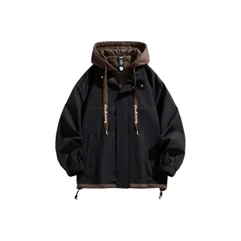 RASHOMONG Jackets Coats Unisex Black