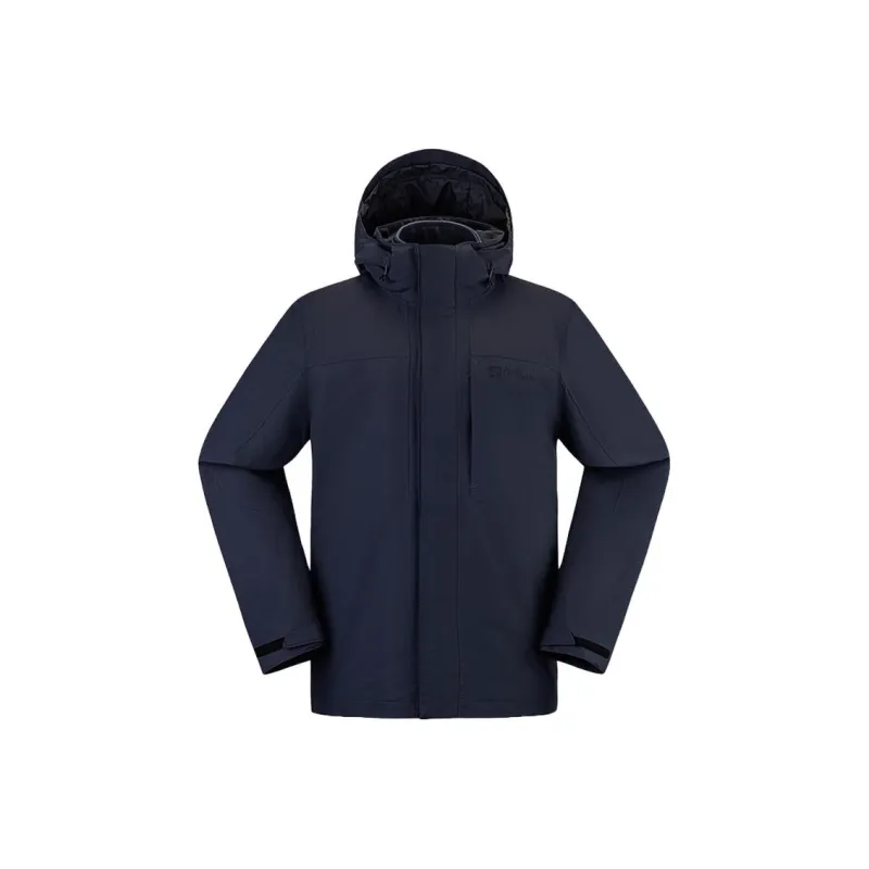 Jack Wolfskin Water Resistant Windproof Breathable Water Repellent 3 in 1 Windbreaker Jacket Unisex-34