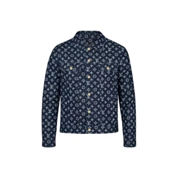 LOUIS VUITTON Denim Jacket Men's Blue