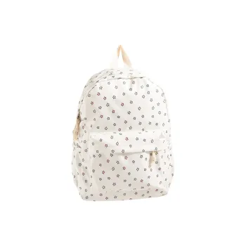 MOK Nylon Backpack Women's White Star/Blue Kitten/Yellow Kitten