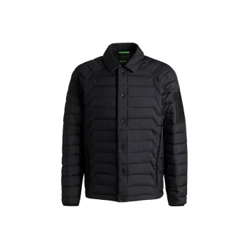 HUGO BOSS Water Repellent With Lightweight Insulation Puffer Jacket Men's Dark Blue