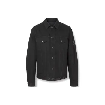 Burberry Denim Jacket Men's Black