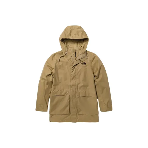 THE NORTH FACE City Outdoor Collection Waterproof And Wear resistant Windbreaker Jacket Men's Khaki